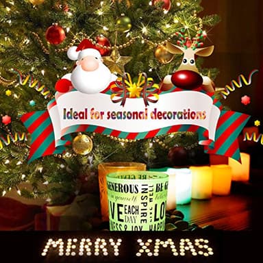 12 Battery Operated Flameless LED Votive Candles with Timer Realistic Flickering Electric Tea Lights Set Bulk Baptism Wedding Party Decoration Kitchen Home Decor Table Centerpieces Batteries Included - Image 9