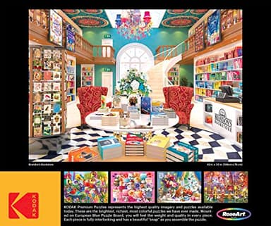 RoseArt - Kodak Premium - Brandon's Bookstore - 3000 Piece Jigsaw Puzzle for Adults - Image 5