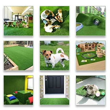Conscience Trading Artificial Grass 5 FT x 13 FT (65 Square ft) Synthetic Thick Lawn Astro Turf Carpet Perfect for Indoor/Outdoor Fake Grass Rug (5FTx13FT (65 Square ft)) - Image 7