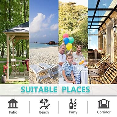 RYB HOME Outdoor Curtains for Patio Waterproof - Blackout Thermal Insulating Outside Deck for Gazebo Pavilion Pergola Arbor Sun Room, W 52 x L 96 inch, 2 Panels, Natural - Image 9