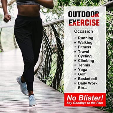 Busy Socks Winter Real Wool Socks Women, Ladies Autumn Fashion Ankle Merino Wool Sport Socks for Cycling Running Tennis Golf, White, Medium, 6 Pairs - Image 6