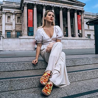 UIN Women's The National Gallery Collaborative Collection Art Painted Travel Shoes Van Gogh Sunflowers V3 (9) - Image 4