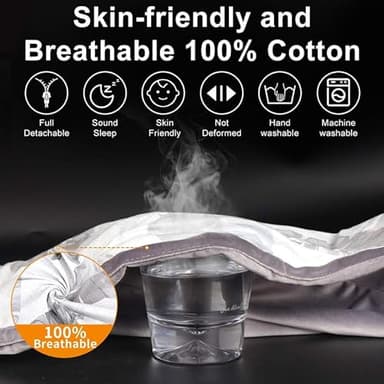 JOCUTE Baby Lounger - Baby Lounger for Newborn 0-24 Months, Ultra Newborn Babies Essentials Gifts, Baby Snuggle Nest Me Baby Lounger, Lightweight Infant Baby Lounger Cover (Grey Leaves) - Image 3