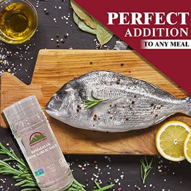 Himalayan Chef Himalayan Pink Garlic Salt -3.6 Oz (Pack of 1), Small Grinder of Garlic Salt Seasoning, Natural & Certified - Image 6