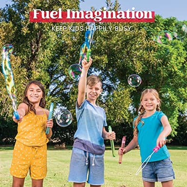 JOYIN 24 Pack 14.6’’ Big Bubble Wands Bulk (2 Dozen) for Summer Toy, Outdoor/Indoor Activity Use, Easter, Bubbles Party Favors Supplies for Kids - Image 5