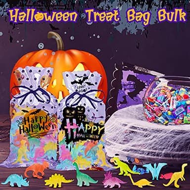 48Pcs Glow in Dark Mini Dinosaur Figures Birthday Party Favors Supplies Dino Cupcake Toppers Pinata Goodie Bags Stuffers Classroom Prizes Carnival Treasure Box Trinkets Bulk Toy Kids Goody Treat Gifts - Image 4