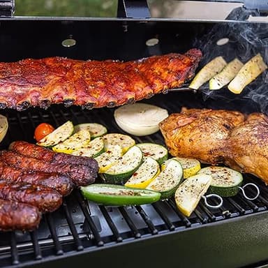 Pit Boss PB440FB1 Pellet Grill, 482 Square Inches, Black - Image 4