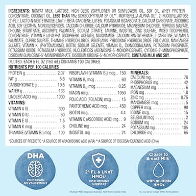 Amazon Brand - Mama Bear Advantage Premium Baby Formula Powder, 2'-FL HMO, LNnT HMOs for Immune Support, Non-GMO, 34 oz (Pack of 1) - Image 4