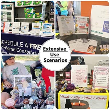 MaxGear 6 Pack Acrylic Sign Holder 8.5 X 11, Plastic Paper Holder With Vertical Slanted Back, Picture Photo Frames Display Stand Flyer and Document Organizer for Office Desktop Use - Image 6