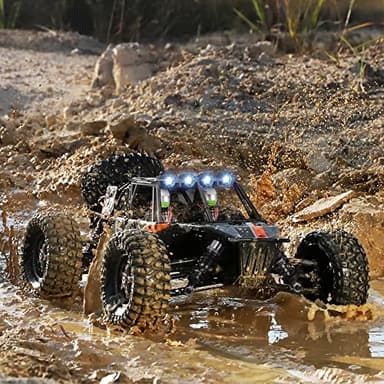 HAIBOXING Remote Control Car,1:12 Scale 4x4 RC Cars Protector 38+ KM/H Speed, 2.4G All-Terrain Off-Road Truck Toy Gifts for Boys and Adults Included Two Rechargeable Batteries Provide 40+ Min Playtime - Image 7