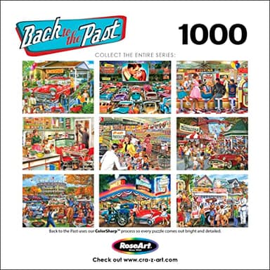 RoseArt - Back to The Past - Backyard BBQ - 1000 Piece Jigsaw Puzzle for Adults - Image 4
