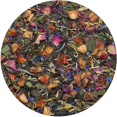 Tiesta Tea Pomegranatopia – Premium Loose Leaf Mixed-Berry Pomegranate White Tea | Low-Caffeine Blend | Hot & Iced | 8oz Resealable Pouch | Brews Up to 200 Cups - Image 10