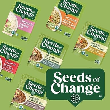 SEEDS OF CHANGE Organic Super Grains Indian Style Side Dish, 8 oz Pouch (Case of 6) - Image 9