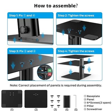 BoYata Monitor Stand, Adjustable Monitor Riser Metal Computer Stand Compatible with TV, PC, Laptop, Computer, iMac, and All Screen Display-Black - Image 6