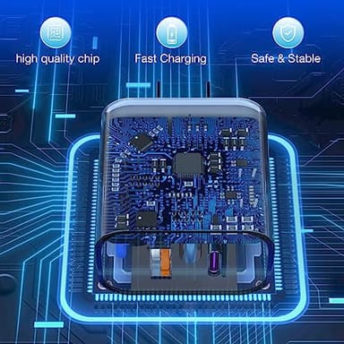 3 Pack i Phone 17 16 15 14 USB C Charger Block, iGENJUN 20W Dual Port QC + PD 3.0 Power Adapter Wall Charger, Double Fast Plug Charging Brick for i Phone 17/17 Pro/16/15/14/X, Samsung Galaxy - White - Image 3