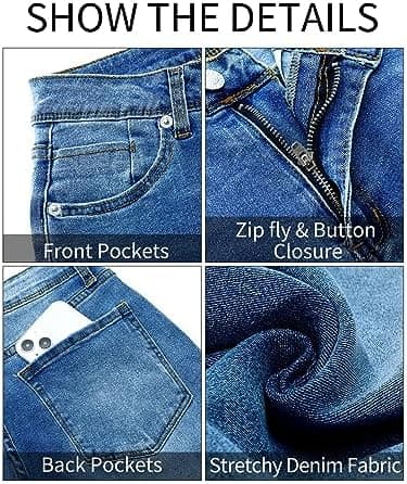 GRAPENT Skinny Jeans for Women High Waist Stretchy Classic High Rise Slimming Jeggings Denim Trousers Pants - Image 8