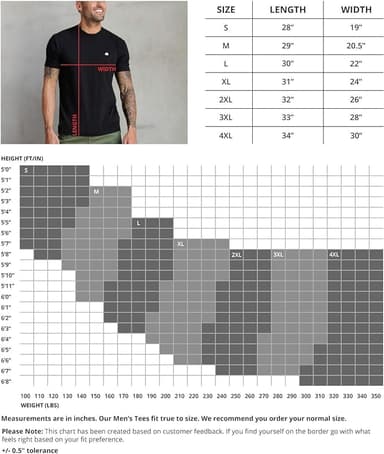 INTO THE AM Men's T-Shirts Soft Cotton Blend Crew Neck Tee S - 4XL Athletic Fit Plain Basic T-Shirt for Men - Image 7