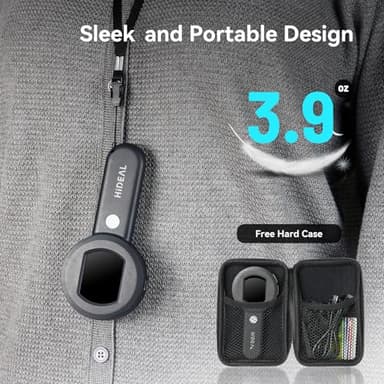 Hideal Microscope for Kids Adults, 100X Handheld Coin Magnifier for Collectors, HP30 USB Digital Magnifying Glass with Light, Portable Jewelers Loupe with Screen, Pocket Mini Scope Camera for Trichome - Image 3