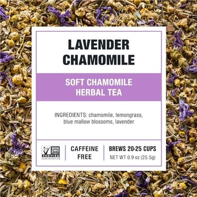 Tiesta Tea - Lavender Chamomile Herbal Tea, Loose Leaf, Calming Blend with Chamomile, Lavender, and Lemongrass, Caffeine-Free Herbal, Great for Hot or Iced, Resealable Pouch, 25 Cups, 0.9 Ounce - Image 3
