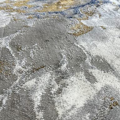 LUXE WEAVERS Marble Swirl Abstract Area Rug, Blue 8x10 - Image 5