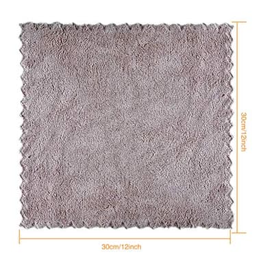 Kyapoo Baby Washcloths 12 Pack 12x12 Inches Microfiber Coral Fleece Extra Absorbent and Soft for Newborns, Infants and Toddlers - Image 2