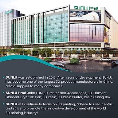 SUNLU PLA 3D Printer Filament PLA Filament 1.75mm, Neatly Wound 3D Printing Filament 1.75mm, Dimensional Accuracy +/- 0.02 mm, Fit Most FDM 3D Printers, 1kg Spool (2.2lbs), Black - Image 10