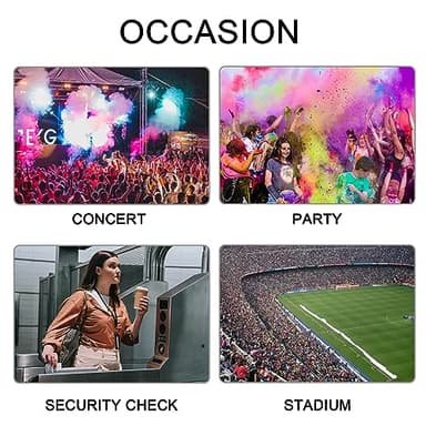 CLUCI Clear Bag for Stadium Events, Clear Crossbody Bag, Small Transparent Purses - Image 6