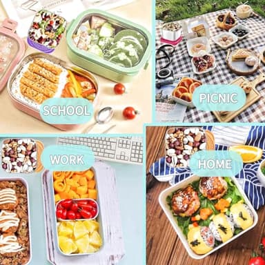 HTEVW 6Pack 6oz Stainless Steel Snack Containers for Kids, Easy Open Leak Proof Metal Toddler Snack Containers with Silicone Lids, Stackable Metal Toddler Lunch Box for Daycare, School and Travel - Image 6