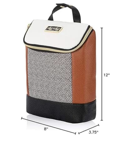 Itzy Ritzy Insulated Bottle Bag – Keeps Bottles Warm or Cool - Holds 3 Bottles & Features Interior Pocket For Ice Pack (Not Included), Coffee and Cream - Image 9