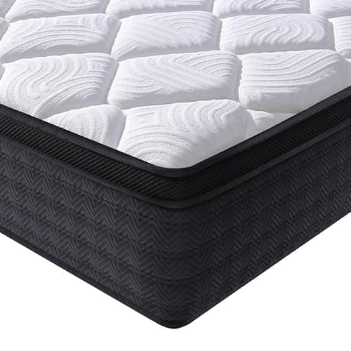 DEHIJU Full Size Mattress, 10 Inch Hybrid Memory Foam Full Mattress in a Box, Medium, Pressure Relief, CertiPUR-US - Image 1