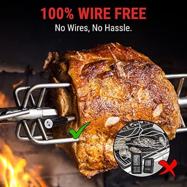 ThermoPro TempSpike 500 ft Wireless Meat Thermometer Digital, Bluetooth Meat Thermometer Wrieless for Beef Lamb Chicken Turkey, Smoker Acccessories for Rotisserie Sous Vide BBQ Oven Air Fryer - Image 3