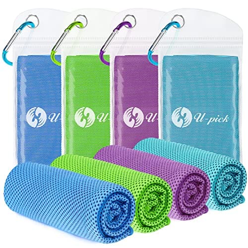 U-pick Cooling Towels (40"x12"), Cooling Towel for Neck and Face, Soft Breathable Chill Ice Towel, Stay Cool Sweat Rags for Gym, Yoga, Workout, Exercise, Sport, Beach, Camping, Cruise - Image 1