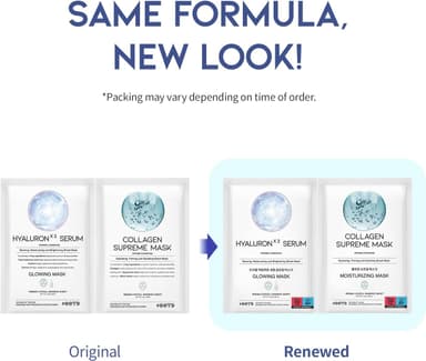 #OOTD Hydrating Soothing Sheet Masks Gift Set for Skincare, Korean Vegan Sheet Mask for Dry, Sensitive Skin, Calming, Smoothing, Brightening, Collagen, Ceramide, Cica, Hyaluronic Acid 30EA - Image 6