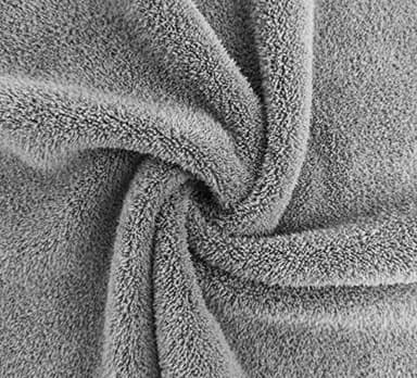 Kyapoo Baby Washcloths 12 Pack 12x12 Inches Microfiber Coral Fleece Extra Absorbent and Soft for Newborns, Infants and Toddlers-Grey - Image 3