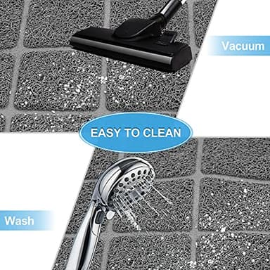 Niubya Premium Cat Litter Mat, Litter Box Mat with Non-slip and Waterproof Backing, Litter Trapping Mat Soft on Kitty Paws and Easy to Clean, Cat Mat Traps Litter from Box - Image 6