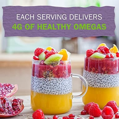 Garden of Life Chia Seeds 100% Organic for Smoothies, Pudding - Raw Organics Whole Seed Foods with Omega 3 Superfood, Fiber, Keto Friendly, Non-GMO, Gluten Free - Vegan Egg Substitute, 28 Servings - Image 3
