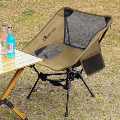 MOON LENCE Portable Camping Chair Lightweight Foldable Chair - The 4th Generation Portable Folding Chair - Compact, Ultralight Folding Chairs for Hiking Mountaineering Beach - Image 9