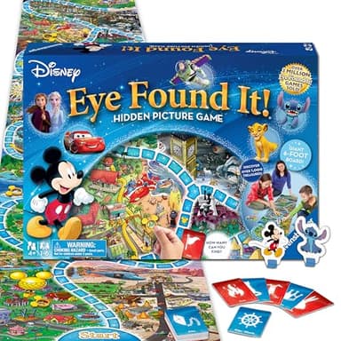 Ravensburger Disney Eye Found It - Hidden Picture Search Board Game - Learning Fun with Disney Favorites - Ages 4+ MESH Accredited - Image 1