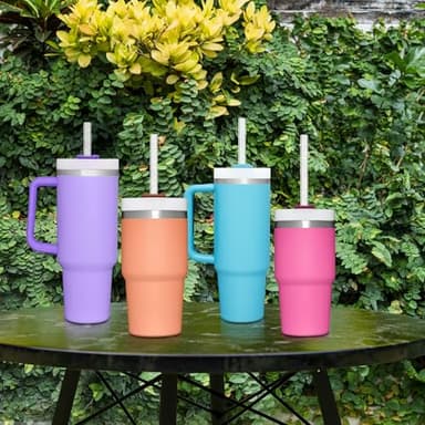 10 Pcs Replacement Straw for Stanley Cup 40 oz 30 oz 64 oz Tumbler, Dishwasher Safe Clear Reusable long Straws with Cleaning Brush for Stanley Adventure Tumbler Accessories - Image 2