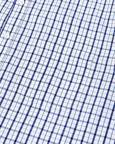 Alimens & Gentle Men's Plaid Button Down Shirts Cotton Long Sleeve Dress Shirts Regular Fit Gingham Shirts - Image 4