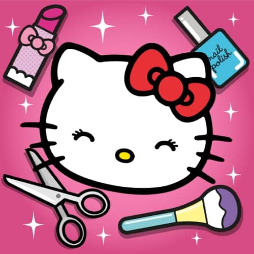 Hello Kitty: Beauty Salon. Fun mini games for kids with hair salon, nail salon and makeup studio for girls - Image 1