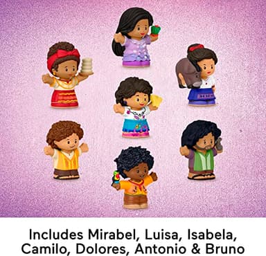 Fisher-Price Little People Toddler Toy Disney Encanto Figure Set, 7 Characters for Preschool Pretend Play Kids Ages 18+ Months - Image 3
