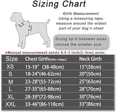 JSXD Dog Harness,No-Pull Service Dog Harness with Handle Adjustable Outdoor Pet Dog Vest 3M Reflective Nylon Material Vest for Breeds,Easy Control for Small Medium Large Dogs - Image 4