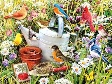 Ceaco - Garden Birds - 500 Piece Jigsaw Puzzle - Image 2