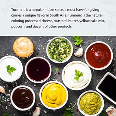 Soeos Organic Turmeric Powder 10oz (284g), Non-GMO Verified, USDA Organic, Natural Curcumin, Lab Tested for Purity, Sealed Package To Keep Turmeric Fresh - Image 8