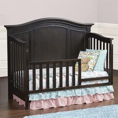 Baby Cache Glendale Toddler Guard Rail, Charcoal Brown - Image 4