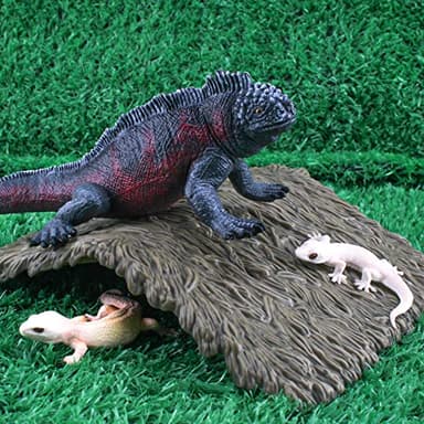 Atralo Service Lizard Wildlife Reptile Animal Model Toy Playsets 3 PCS Lizards Figure Party Favors Toys Cake Toppers Christmas Birthday Gift for Boys Girls Kids Toddlers - Image 6