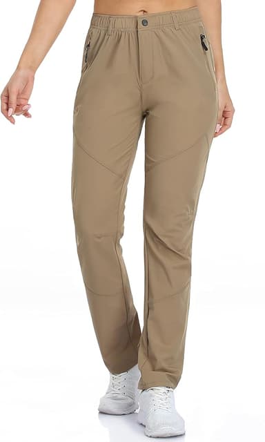 Women Travel Golf Pants 27''/29''/31'' Lightweight Quick Dry Hiking Outdoor Athleisure Pants Water Resistant Lounge Casual - Image 1