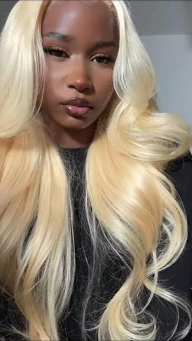 613 13x6 Lace Front Wig Human Hair 210 Density 24 Inch Blonde Wig Human Hair Body Wave Blonde Lace Front Wigs Human Hair 613 HD Lace Frontal 13x6 Wigs With Baby Hair for Women Pre Plucked - Image 9