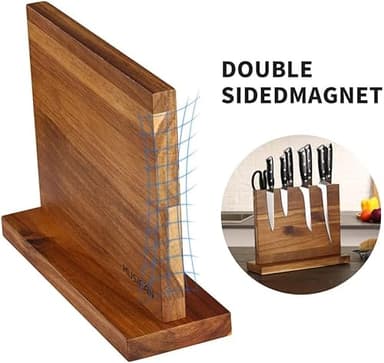 Magnetic Knife Block - Magnetic Knife Holder - Magnetic Knife Stand- Cutlery Display Stand and Storage Rack - Image 3